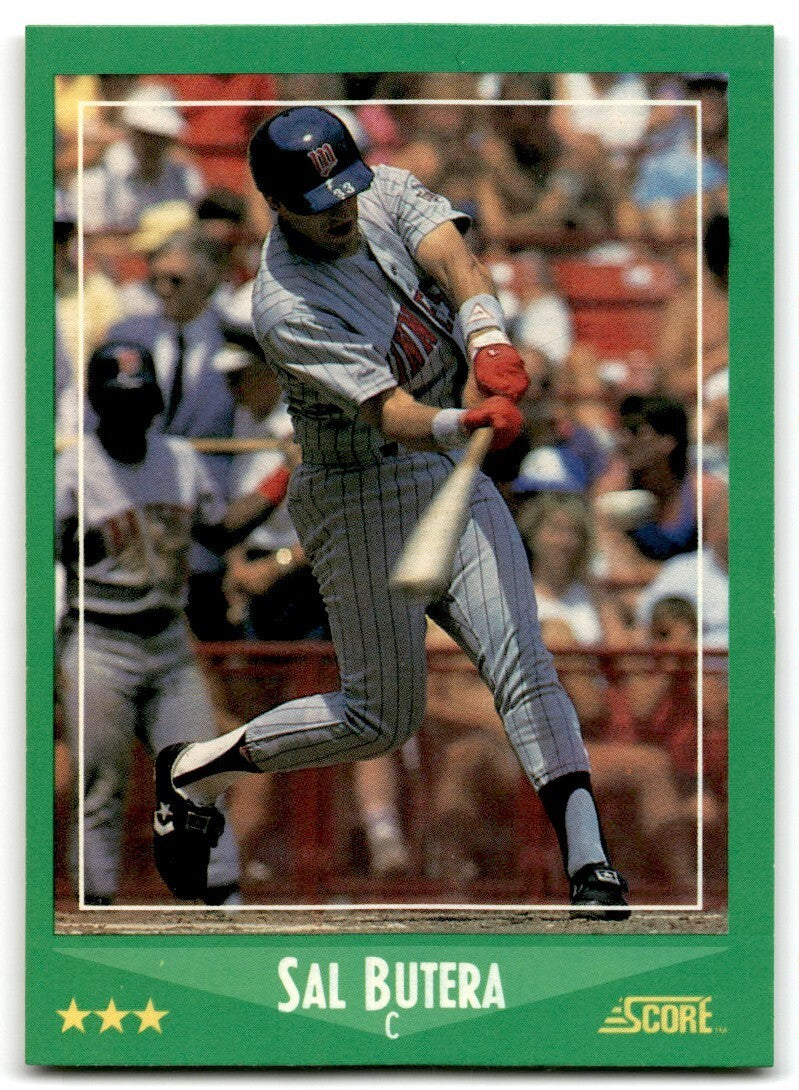 1988 Score Sal Butera Minnesota Twins #361