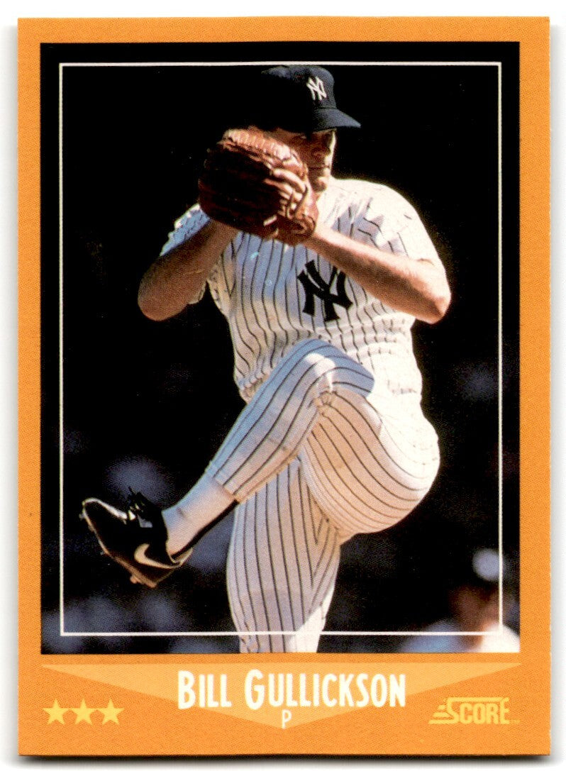 1988 Score Bill Gullickson p New York Yankees #585