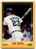 1988 Score Kirk Gibson Detroit Tigers #525