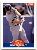 1989 Score Don Slaught New York Yankees #561