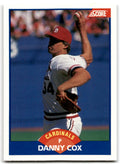 1989 Score Danny Cox p St. Louis Cardinals #613