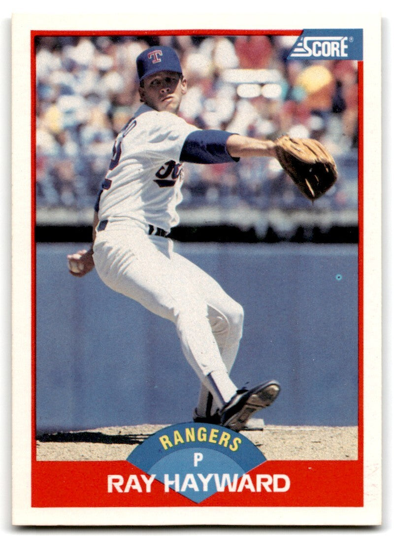 1989 Score Ray Hayward p Texas Rangers #514