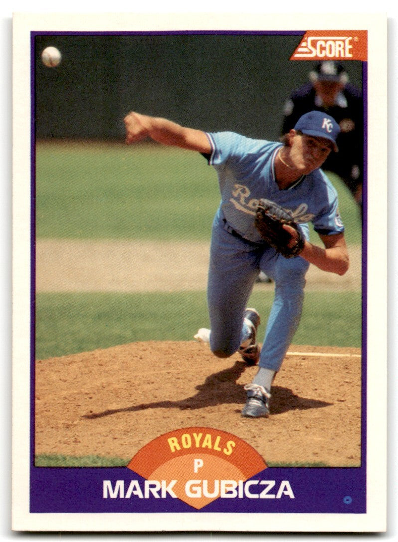 1989 Score Mark Gubicza Kansas City Royals #291