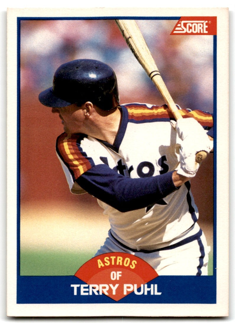 1989 Score Terry Puhl . Houston Astros #567