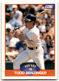 1989 Score Todd Benzinger Boston Red Sox #371