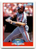 1989 Score Otis Nixon of Montreal Expos #451