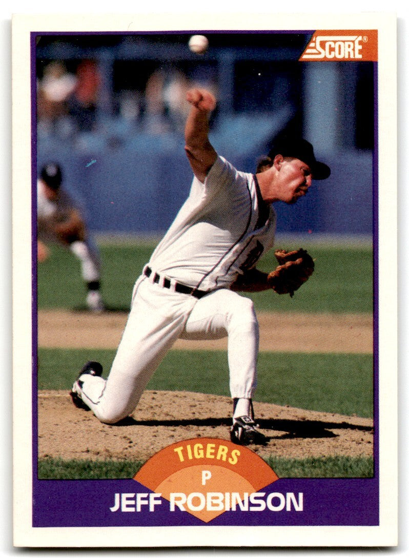 1989 Score Jeff Robinson p Detroit Tigers #284