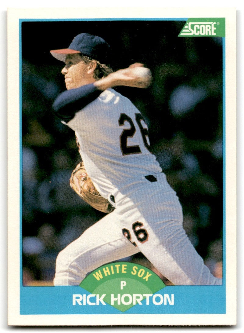 1989 Score Rick Horton p Chicago White Sox #145