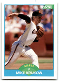 1989 Score Mike Krukow / San Francisco Giants #190