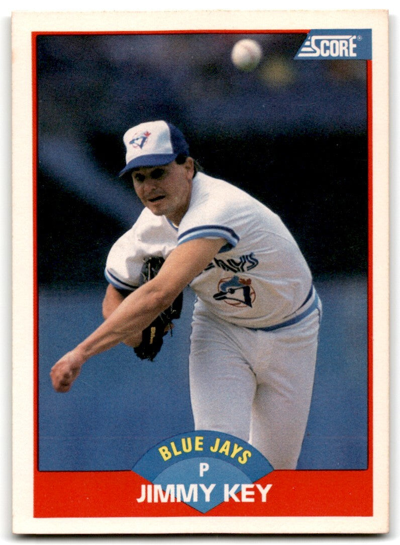1989 Score Jimmy Key P Toronto Blue Jays #480