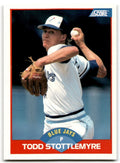 1989 Score Todd Stottlemyre p Toronto Blue Jays #453