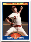 1989 Score Norm Charlton Rookie p Cincinnati Reds #646