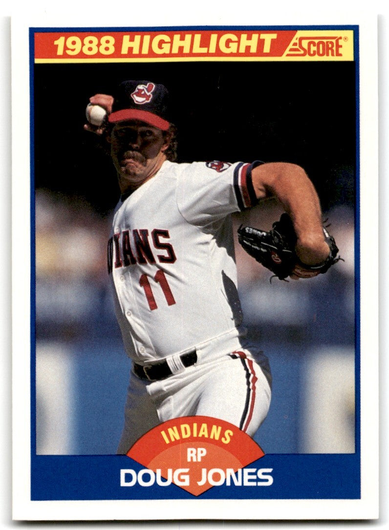 1989 Score Doug Jones Cleveland Indians #656