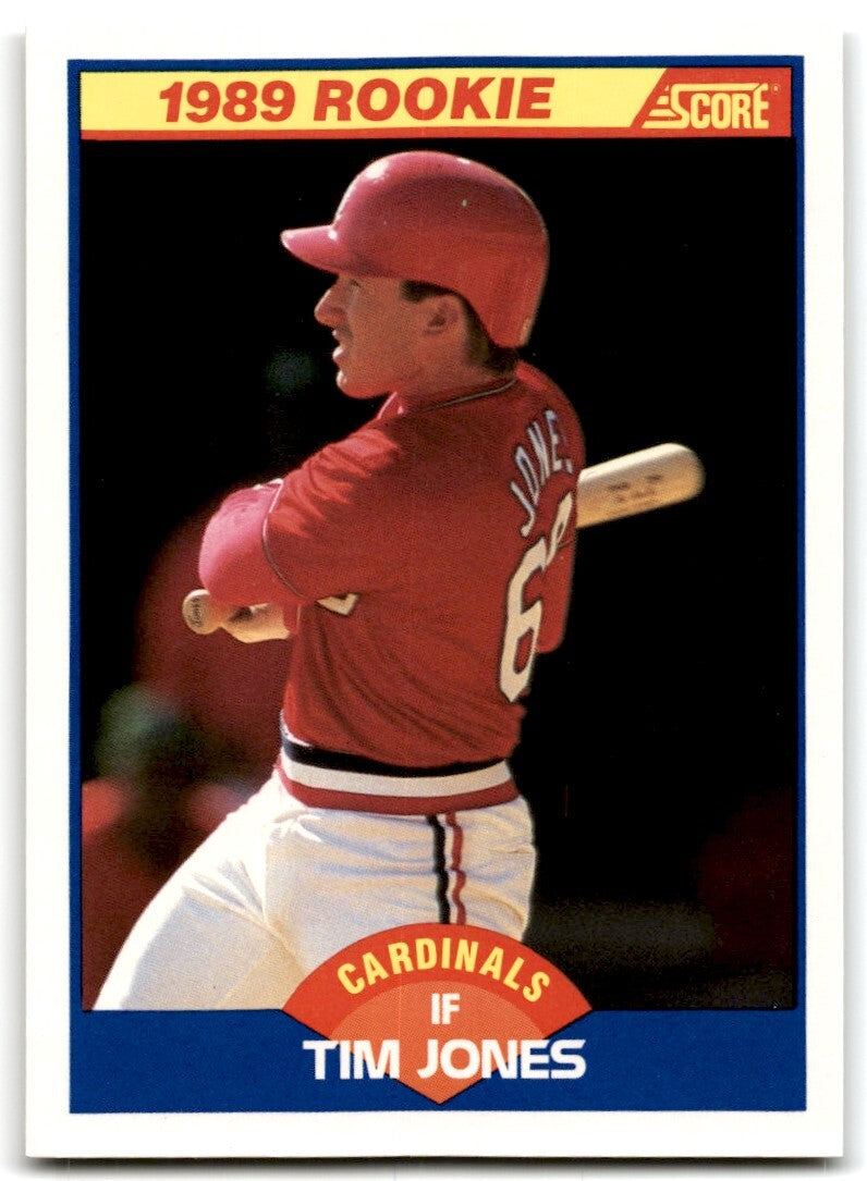 1989 Score Tim Jones Rookie St. Louis Cardinals #649
