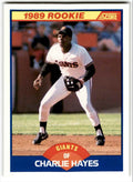 1989 Score Charlie Hayes Rookie San Francisco Giants #628