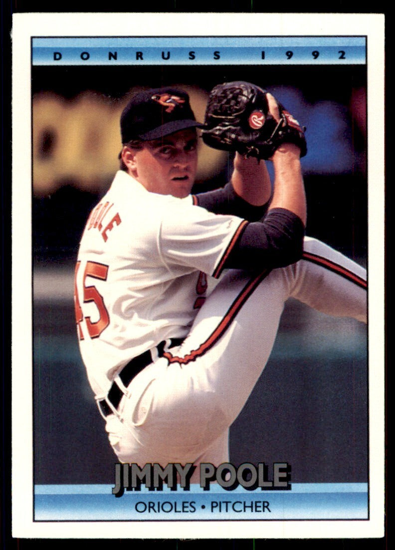 1992 Donruss James Poole Baltimore Orioles #600