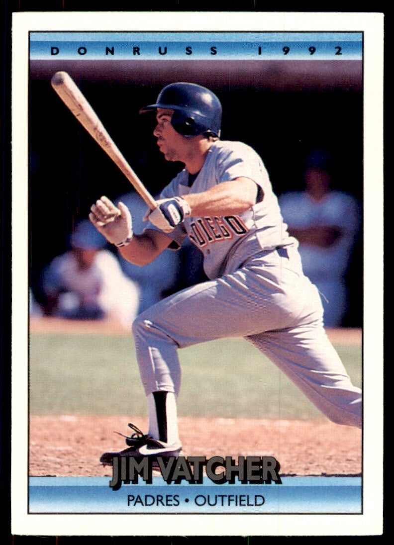 1992 Donruss Jim Vatcher San Diego Padres #563