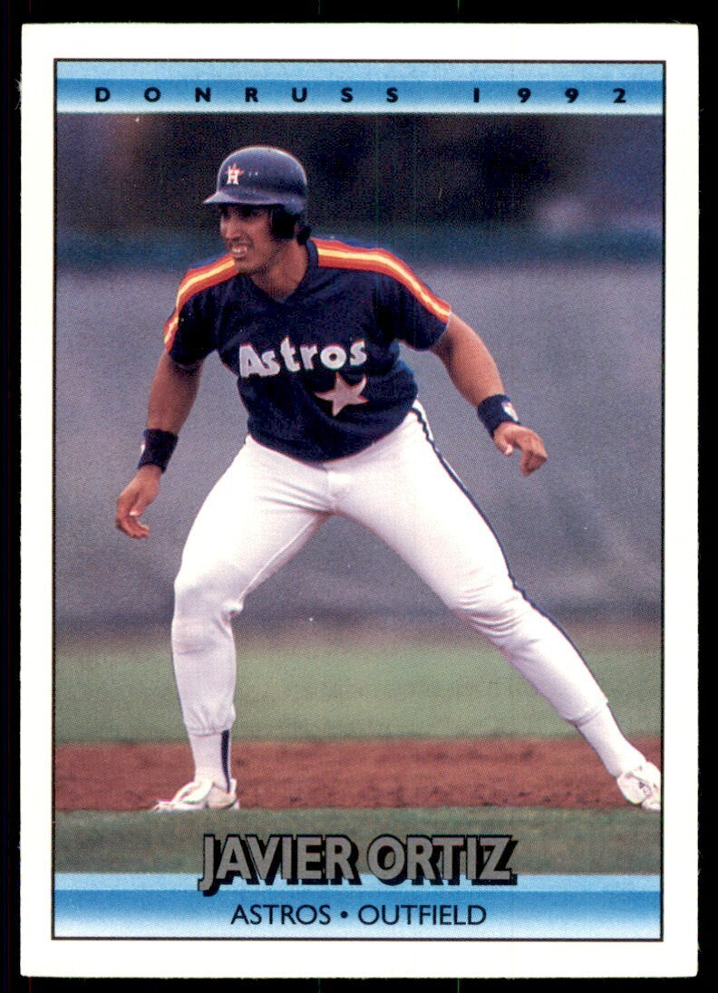 1992 Donruss Javier Ortiz Houston Astros #551