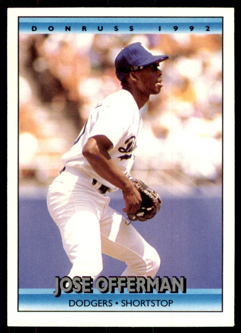 1992 Donruss Jose Offerman Los Angeles Dodgers #721