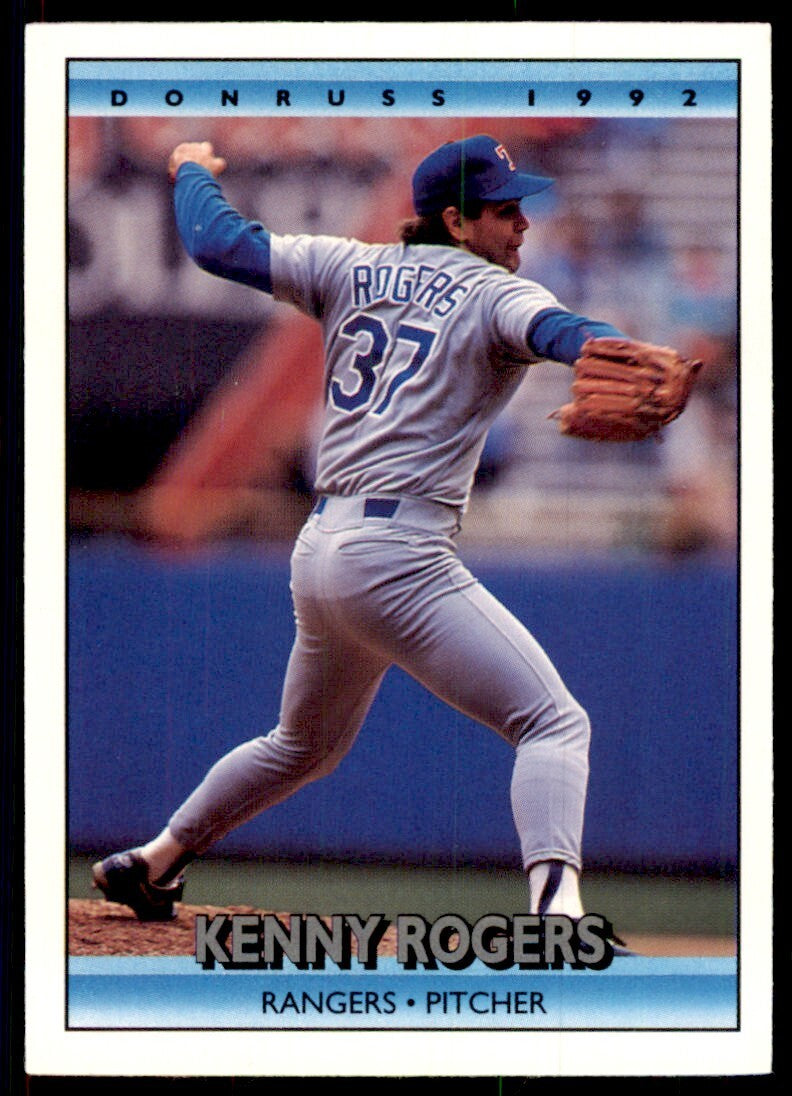 1992 Donruss Kenny Rogers Texas Rangers #368