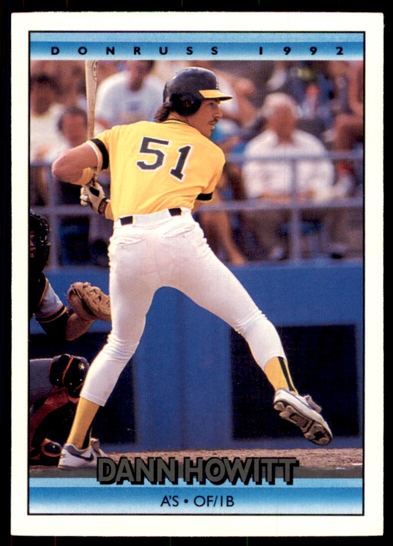 1992 Donruss Dann Howitt Oakland Athletics #751
