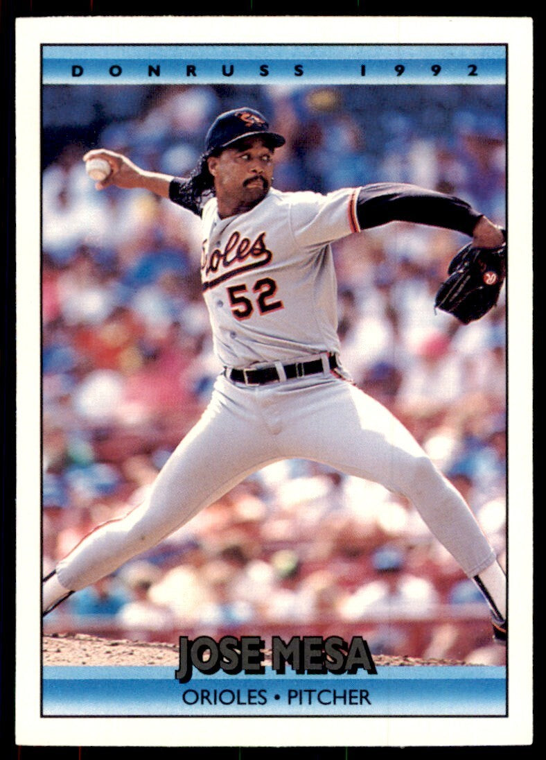 1992 Donruss Jose Mesa Baltimore Orioles #773