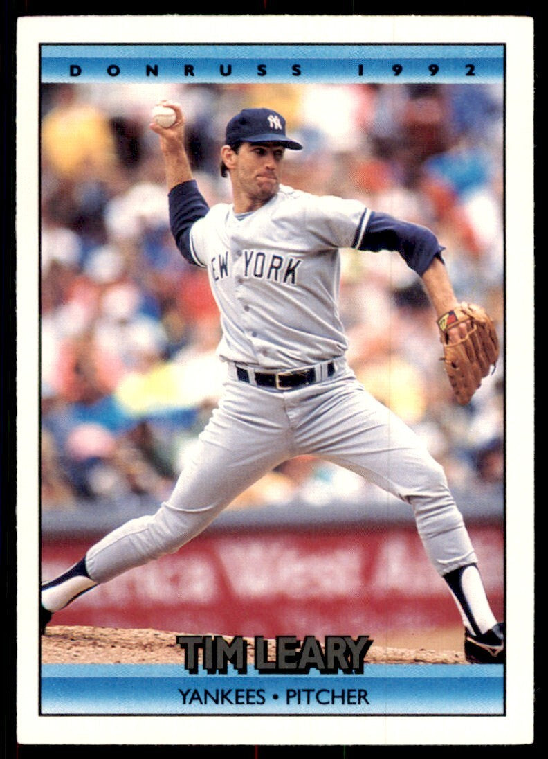 1992 Donruss Tim Leary New York Yankees #433