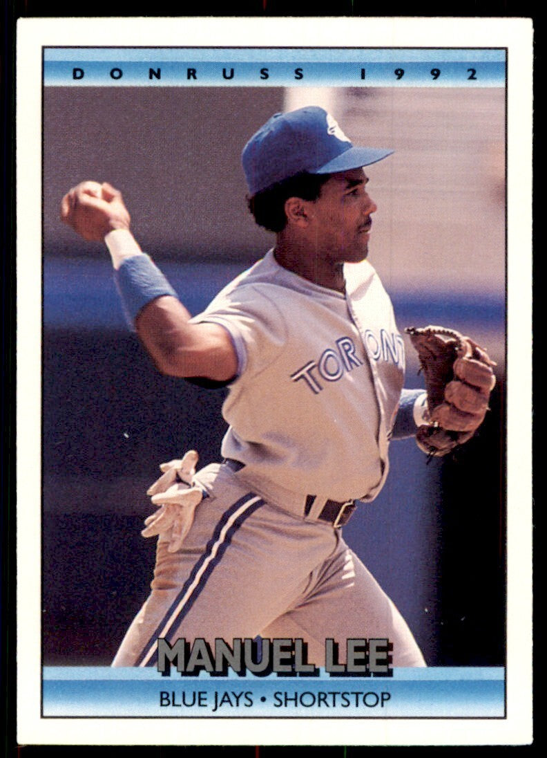 1992 Donruss Manuel Lee Toronto Blue Jays #499