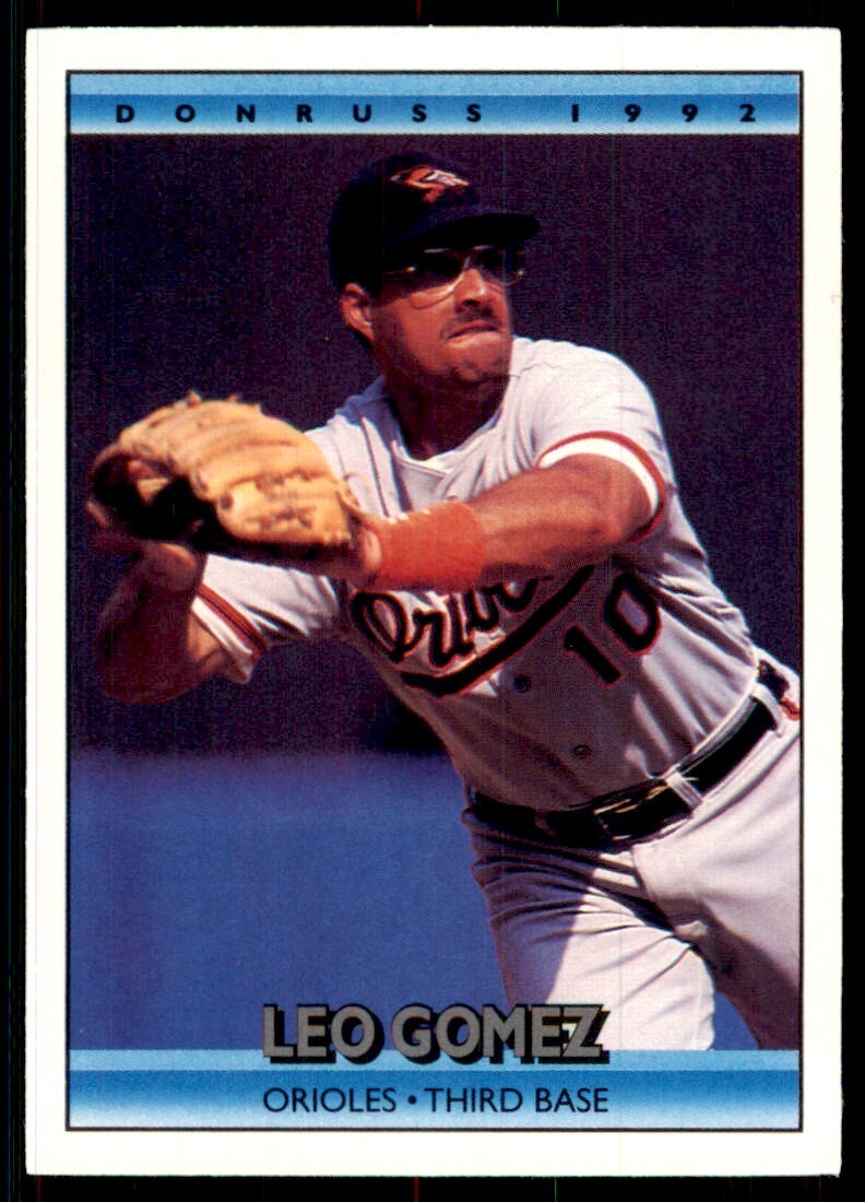 1992 Donruss Leo Gomez Baltimore Orioles #199