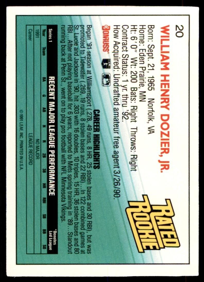 1992 Donruss Henry Rodriguez Rookie Los Angeles Dodgers #21