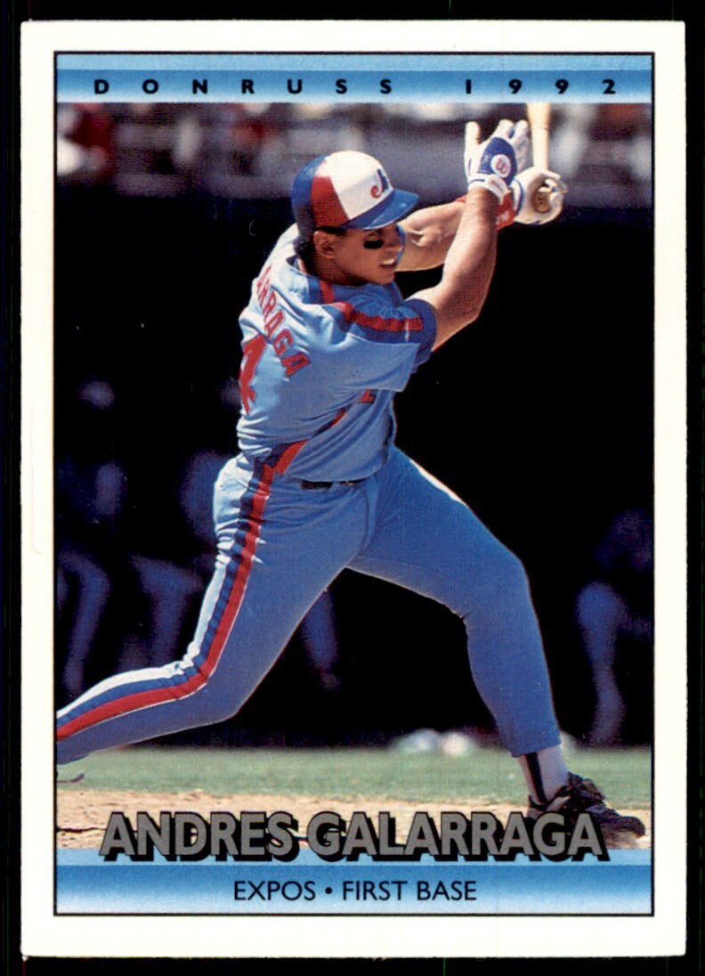 1992 Donruss Andres Galarraga 1b Montreal Expos #355