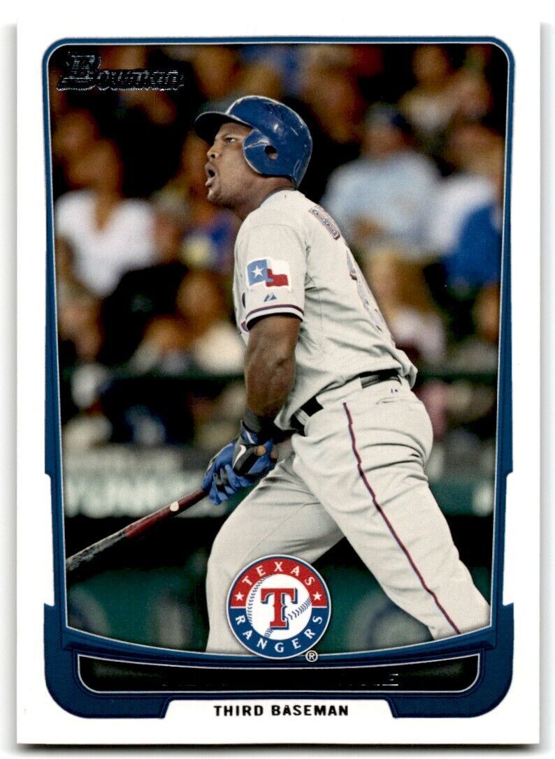 2012 Bowman Adrian Beltre Texas Rangers #95