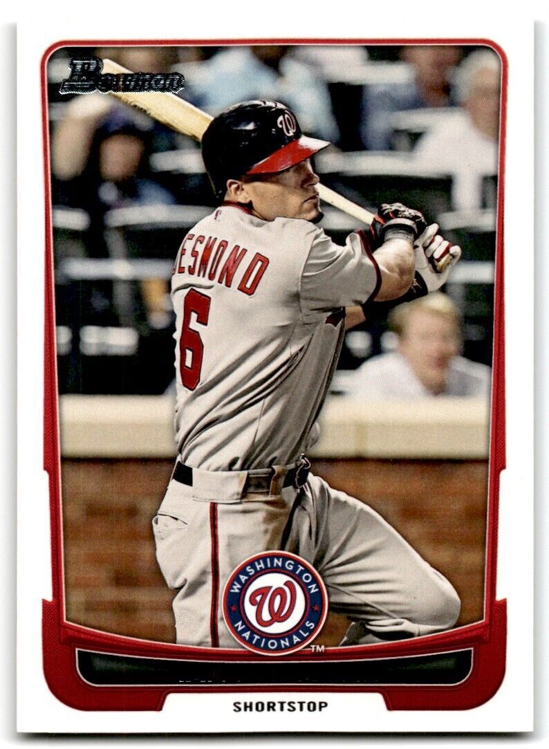 2012 Bowman Ian Desmond Washington Nationals #115