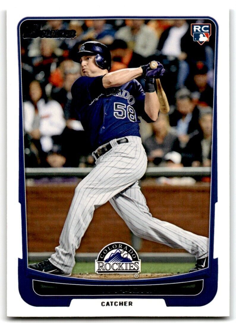 2012 Bowman Jordan Pacheco Colorado Rockies #195
