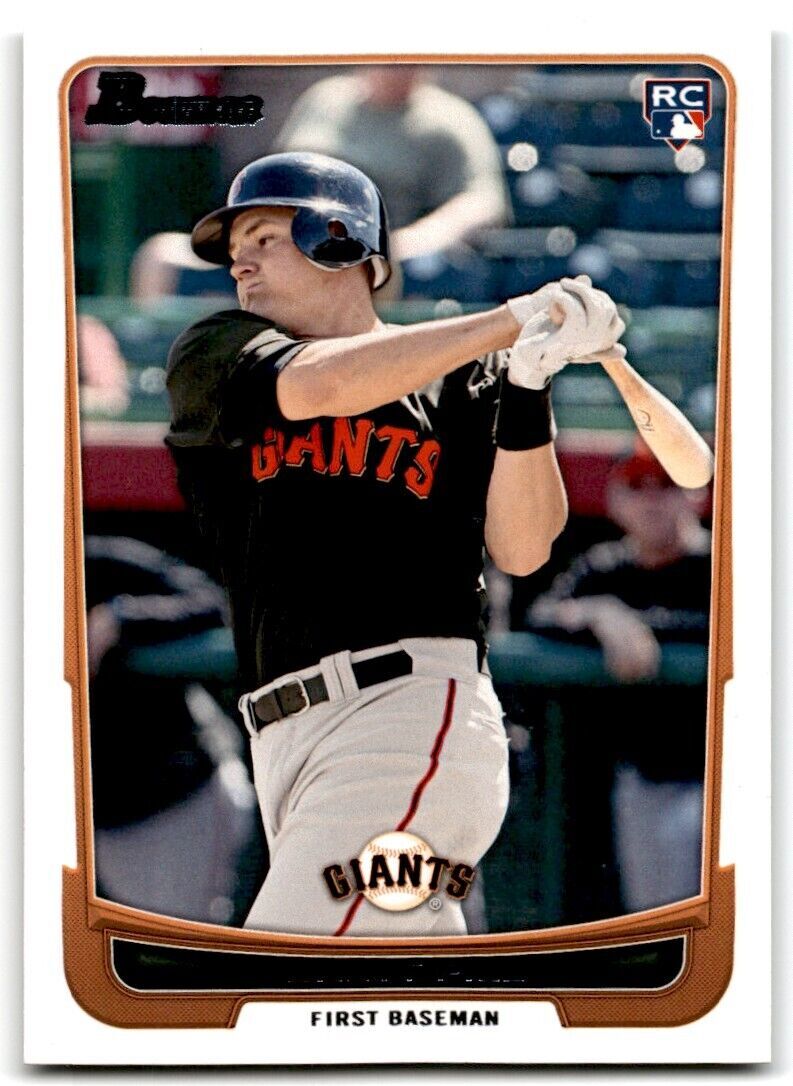 2012 Bowman Brett Pill Rookie San Francisco Giants #198