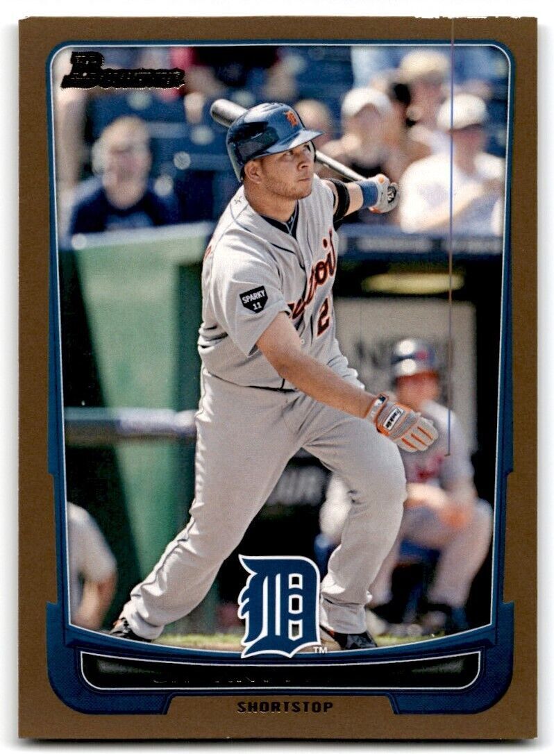 2012 Bowman Gold Jhonny Peralta Detroit Tigers #178