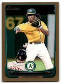 2012 Bowman Gold Jemile Weeks Oakland Athletics #61