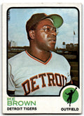 1973 Topps Ike Brown b Detroit Tigers #633