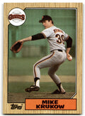 1987 Topps Mike Krukow San Francisco Giants #580