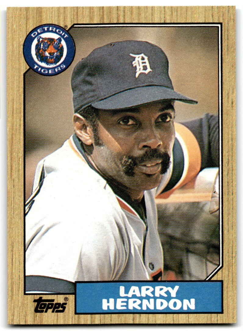 1987 Topps Larry Herndon Detroit Tigers #298
