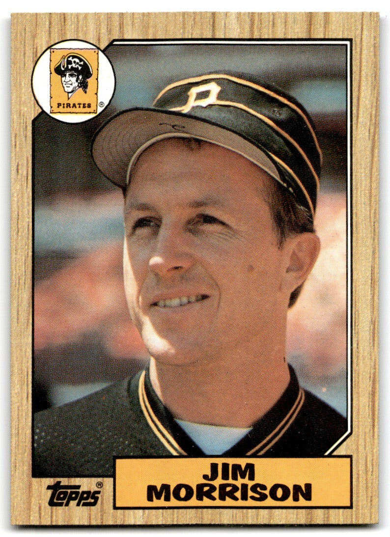 1987 Topps Jim Morrison Pittsburgh Pirates #237