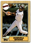 1987 Topps Marvell Wynne San Diego Padres #37