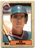 1987 Topps Ed Hearn Rookie New York Mets #433