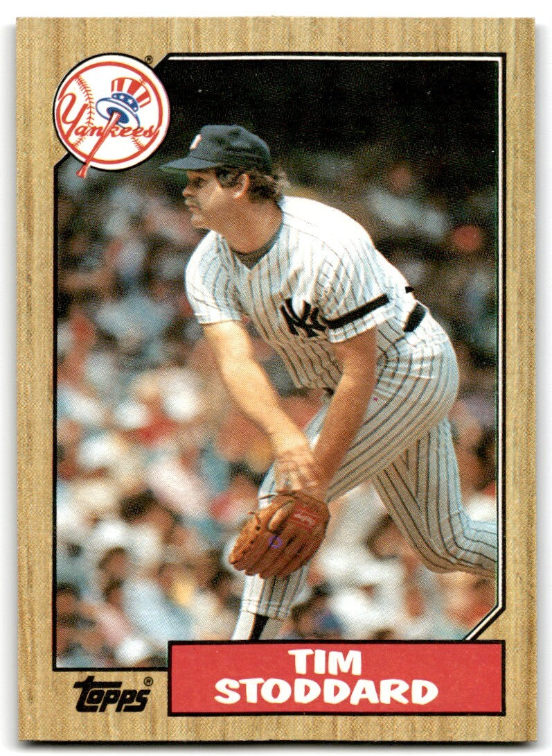 1987 Topps Tim Stoddard b New York Yankees #788