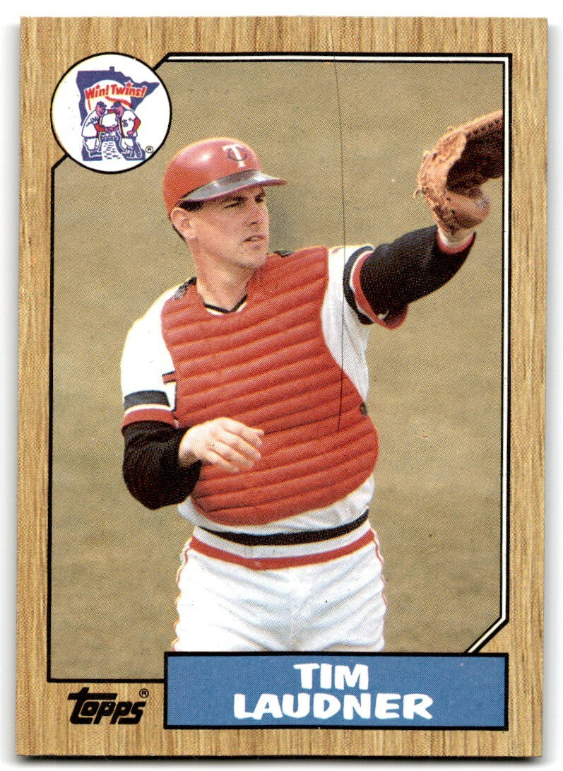 1987 Topps Tim Laudner Minnesota Twins #478