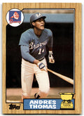 1987 Topps Andres Thomas Rookie cup Atlanta Braves #296