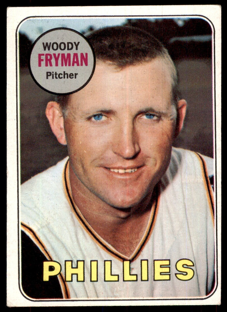 1969 Topps Woody Fryman Philadelphia Phillies #51
