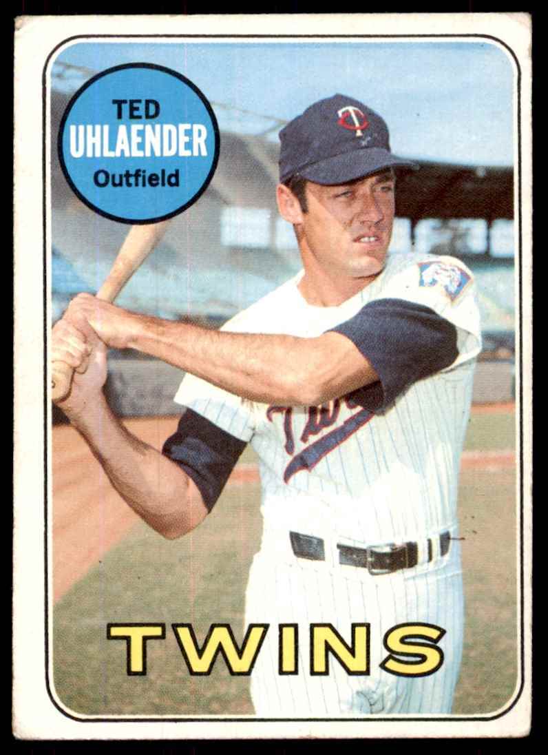 1969 Topps Ted Uhlaender Minnesota Twins #194