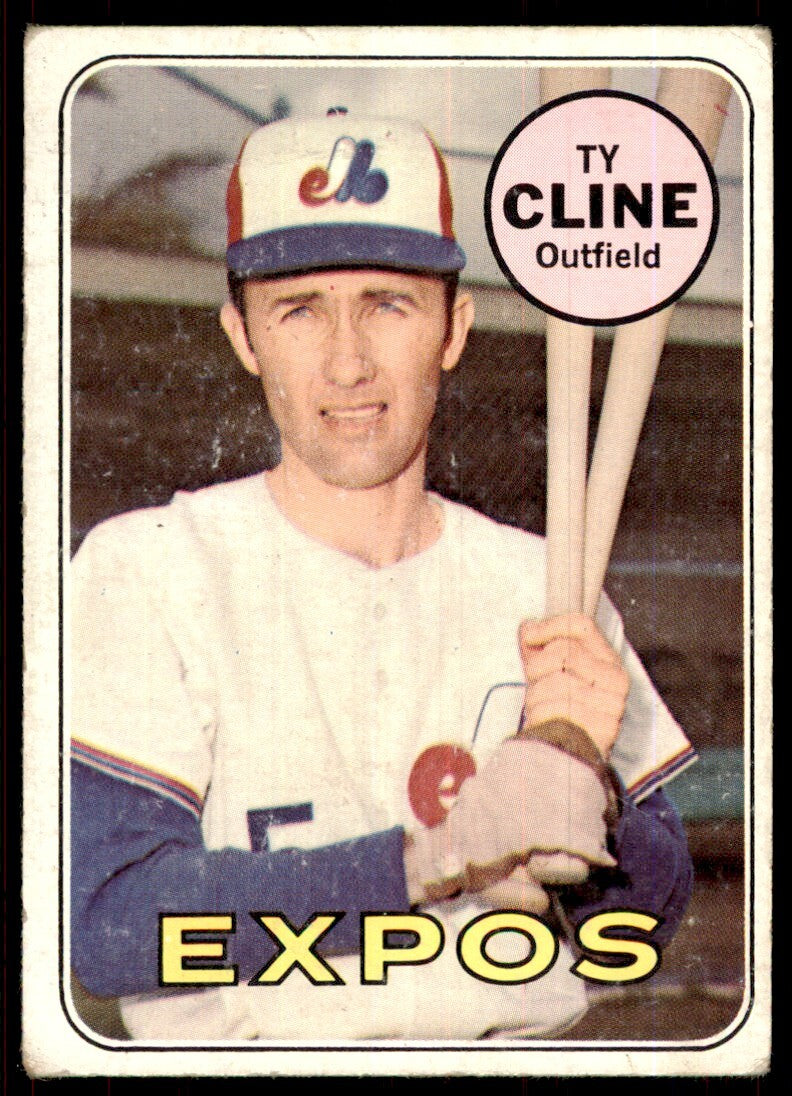 1969 Topps Ty Cline Montreal Expos #442