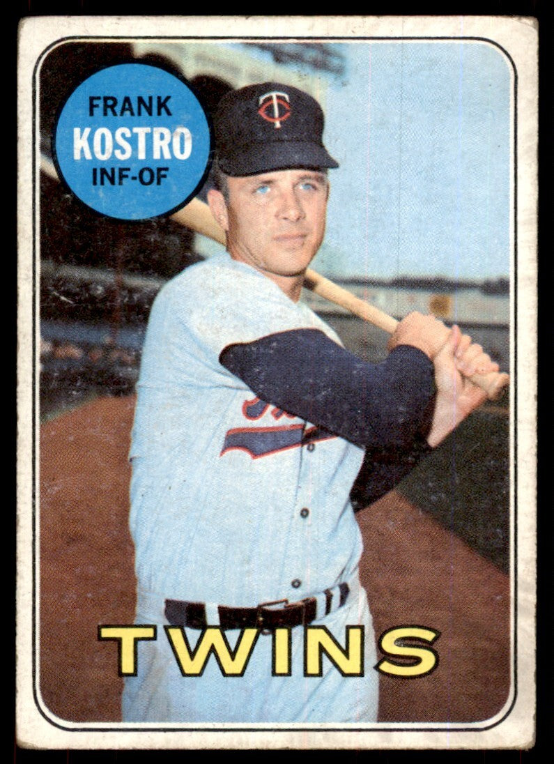 1969 Topps Frank Kostro Minnesota Twins #242
